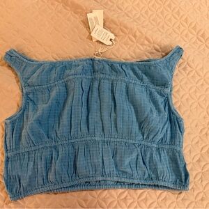 American Eagle Outfitters cropped gauze tank XL NWT